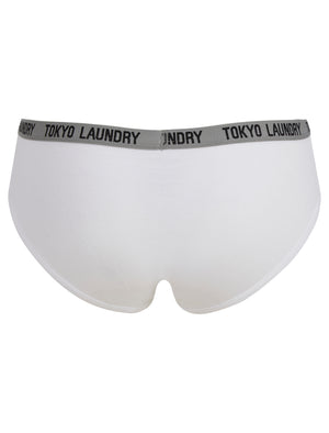 Ada (3 Pack) Cotton Assorted Briefs in Light Grey Marl / Bright White / Jet Black - triatloandratx