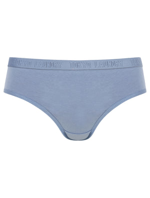 Noa (5 Pack) Cotton Assorted Briefs in Black Iris / Flint Stone / Celestial Blue / Woodrose / Light Grey Marl - triatloandratx