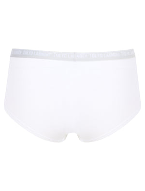 Lucy (5 Pack) Assorted Hipster Briefs in Jet Black / Light Grey Marl / Evening Sand / Bright White / Hushed Violet - triatloandratx