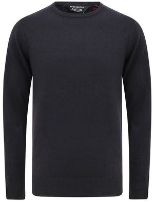 Olsen Soft Cashmillon Crew Neck Jumper In Dark Navy - Kensington Eastside