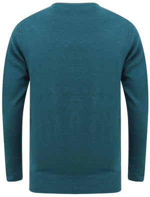 Olsen Soft Cashmillon Crew Neck Jumper In Kingfisher Blue - Kensington Eastside