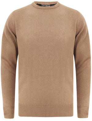 Olsen Soft Cashmillon Crew Neck Jumper In Taupe - Kensington Eastside