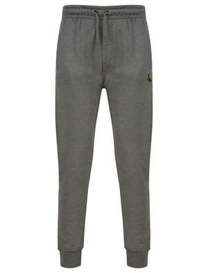 Replex 2pc Hoody & Jogger Brushback Fleece Tracksuit Co-ord Set in Sky Captain Navy / Mid Grey Marl - Kensington Eastside