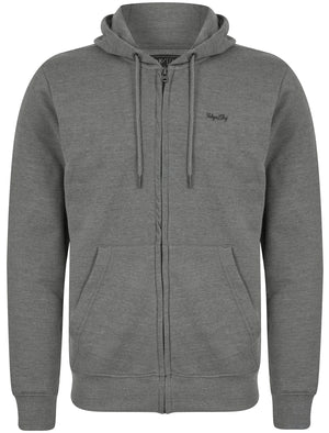 Invex 2pc Hoody & Jogger Brushback Fleece Tracksuit Co-ord Set in Mid Grey Marl - triatloandratx