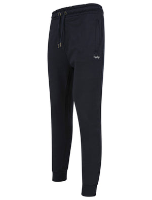 Invex 2pc Hoody & Jogger Brushback Fleece Tracksuit Co-ord Set in Sky Captain Navy - triatloandratx