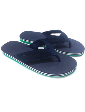 mens cushioned flip flops