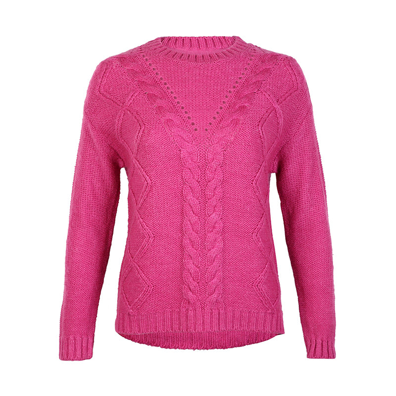 Amara Reya Bitter Sweet cable knit jumper in purple – Tokyo Laundry