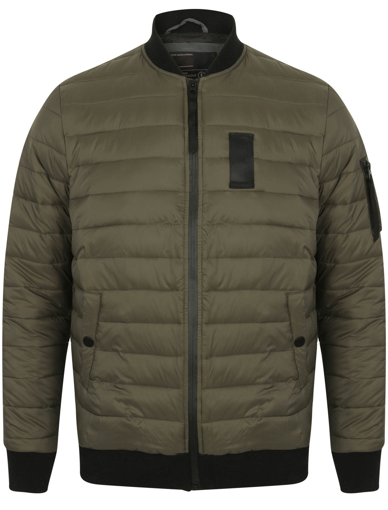 coats / jackets joliffe quilted bomber jacket in amazon khaki - dissident / l - tokyo laundry