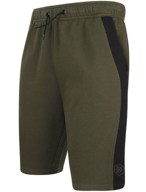 Pakk Jogger Shorts with Side Panel Detail In Green - Dissident