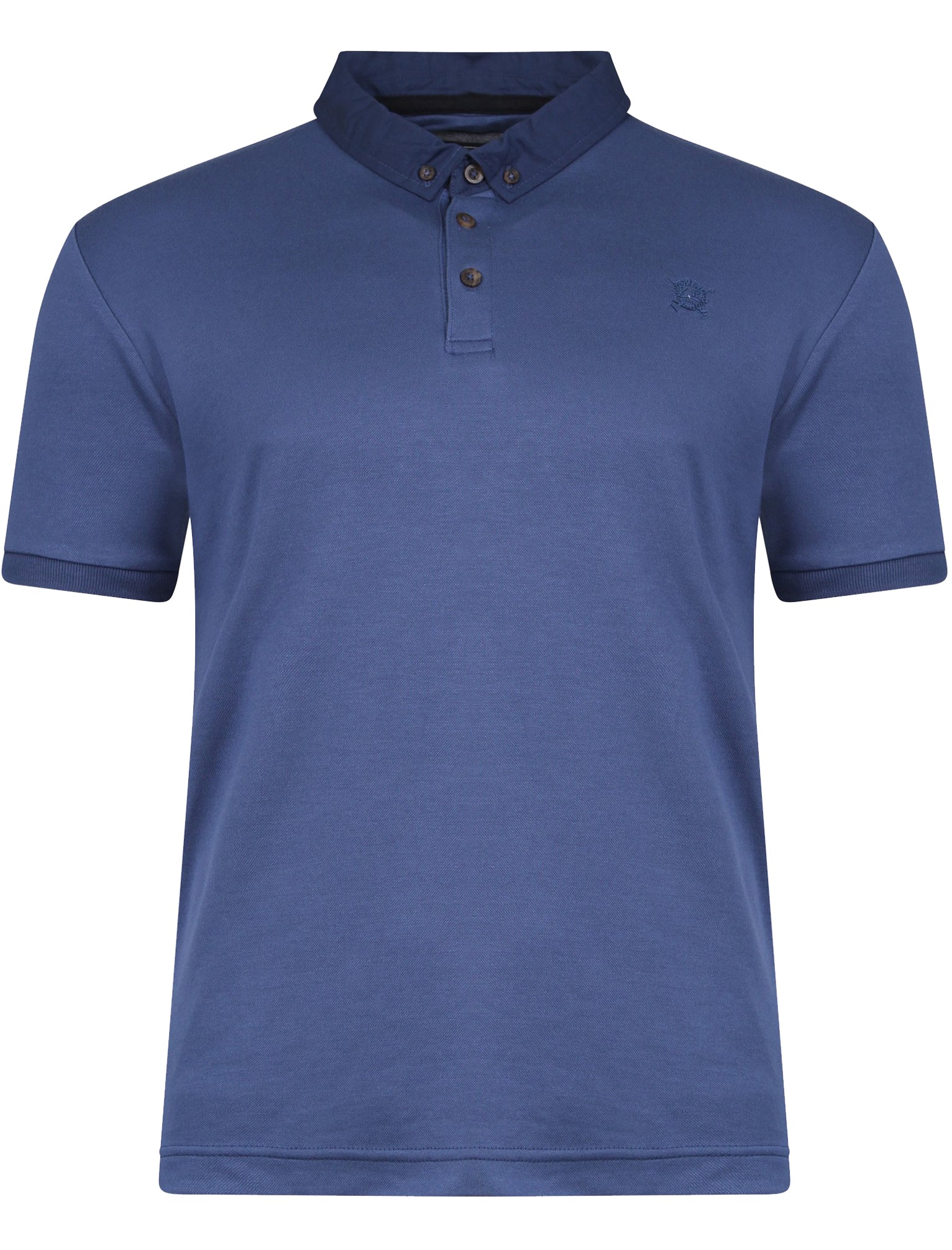 polo shirts seamore polo shirt in bijou blue - kensington eastside / s - tokyo laundry