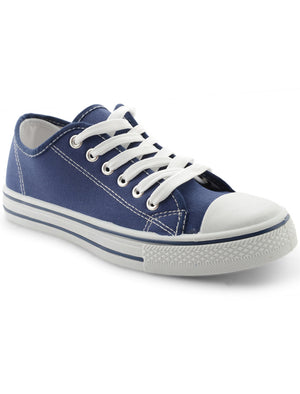canvas womens trainers