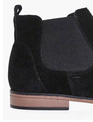 suedette chelsea boots