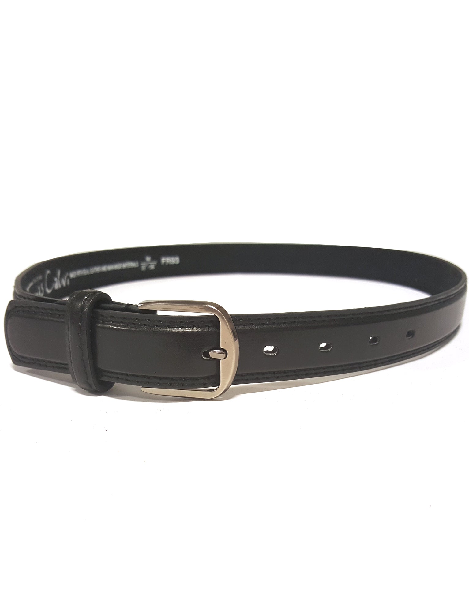 mens slim leather belt