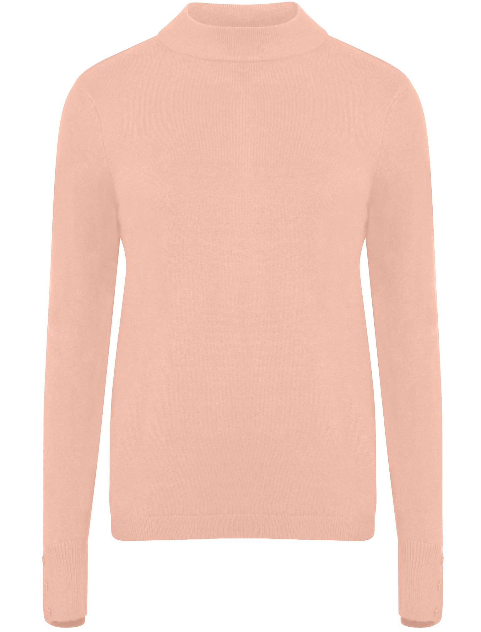 jumpers ramsay turtle neck cashmillon knitted jumper in dusty pink - plum tree / l - tokyo laundry