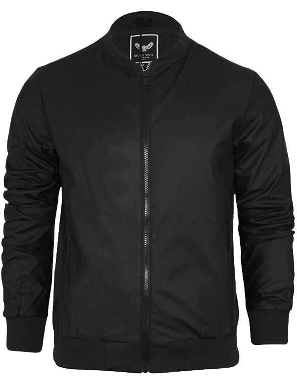 Sanjay PU Bomber Jacket in Black – Tokyo Laundry