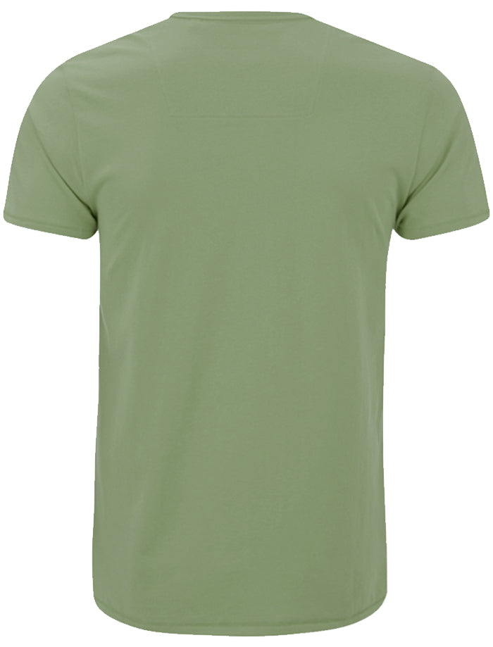 William Basic Crew Neck Cotton T-Shirt in Sage Green – Tokyo Laundry