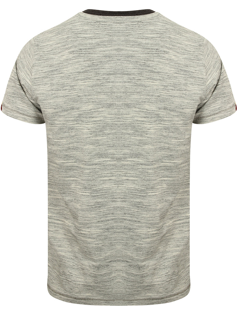 Download Buffalo Cove Mock Layer Henley T-Shirt in Light Grey Marl - Tokyo Laun - Tokyo Laundry