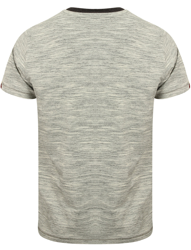 Download Buffalo Cove Mock Layer Henley T-Shirt in Light Grey Marl ...