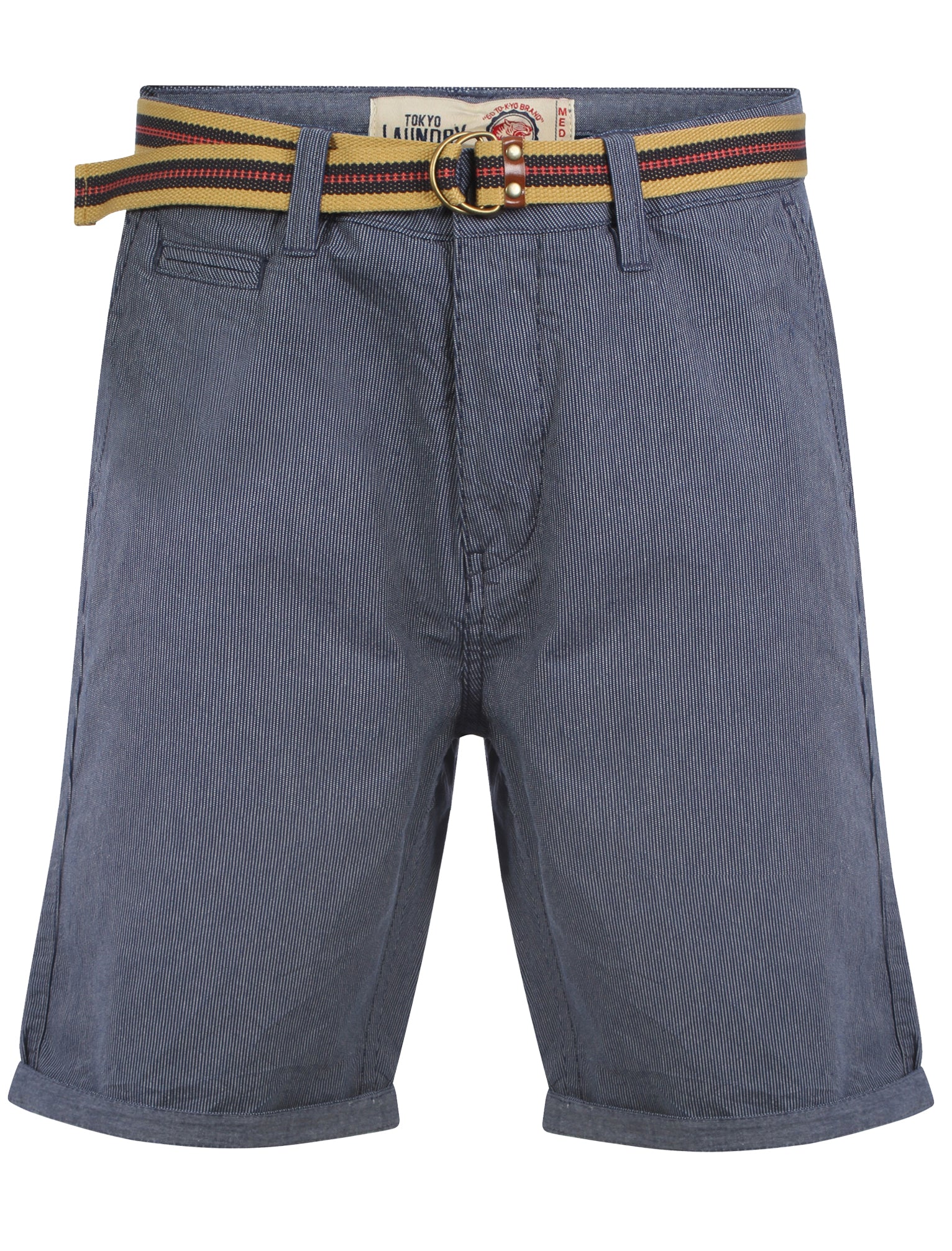 Shorts Farag Belted Shorts in Blue/White Stripe - Tokyo Laundry / S - Tokyo Laundry