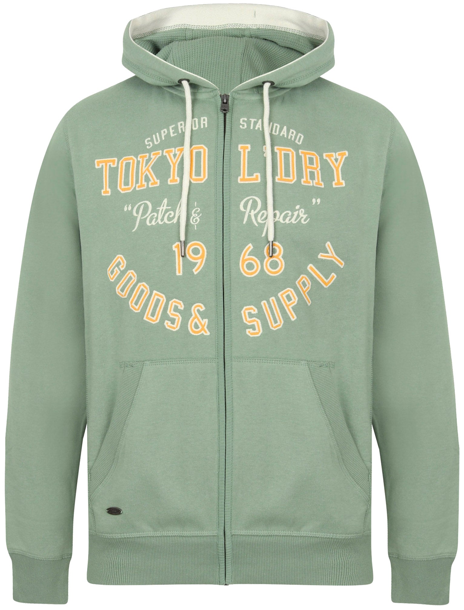 Hoodies / Sweatshirts Harper Brush Back Fleece Zip Through Hoodie In Green Bay / S - Tokyo Laundry