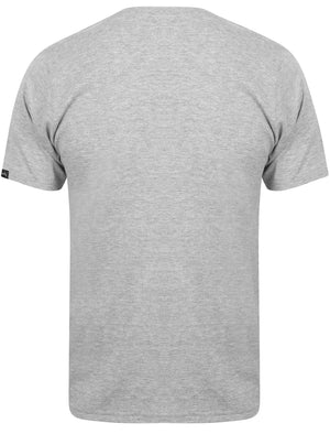 Koppelo (3 Pack) Crew Neck Cotton T-Shirts In White / Light Grey Marl / Navy - triatloandratx