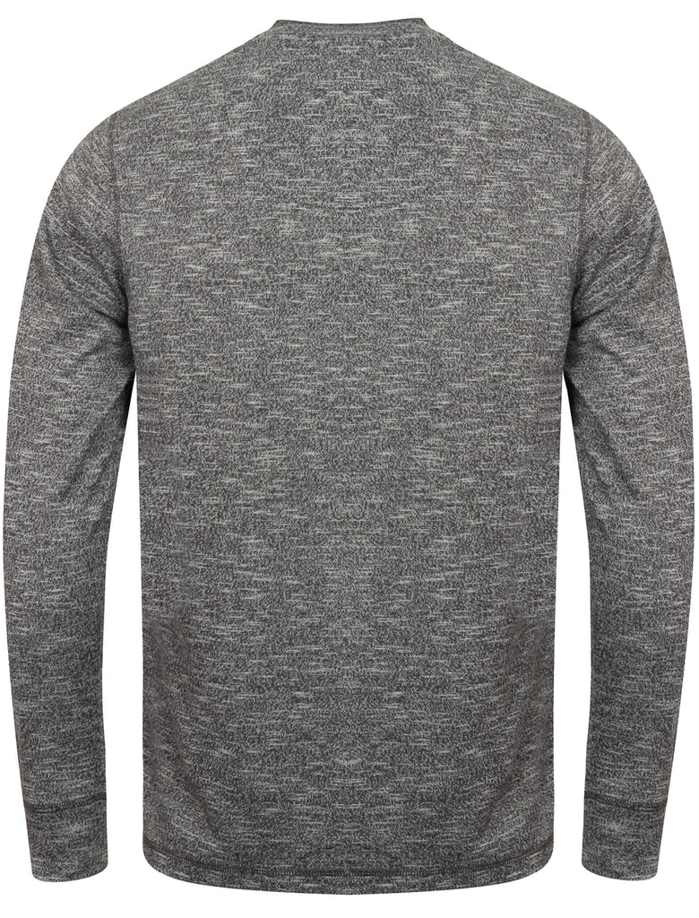 Marshall Fold Long Sleeve Top in Charcoal - Tokyo Laundry