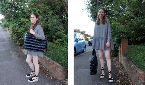 lucy kebbell with her culthread bag