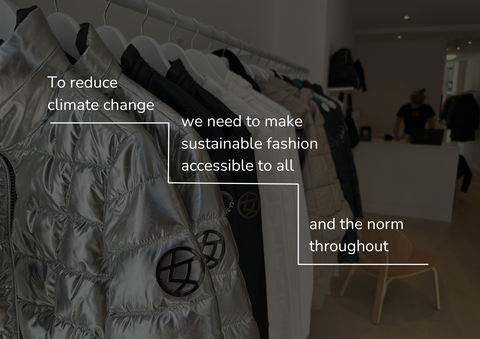 make sustainable fashion accessible