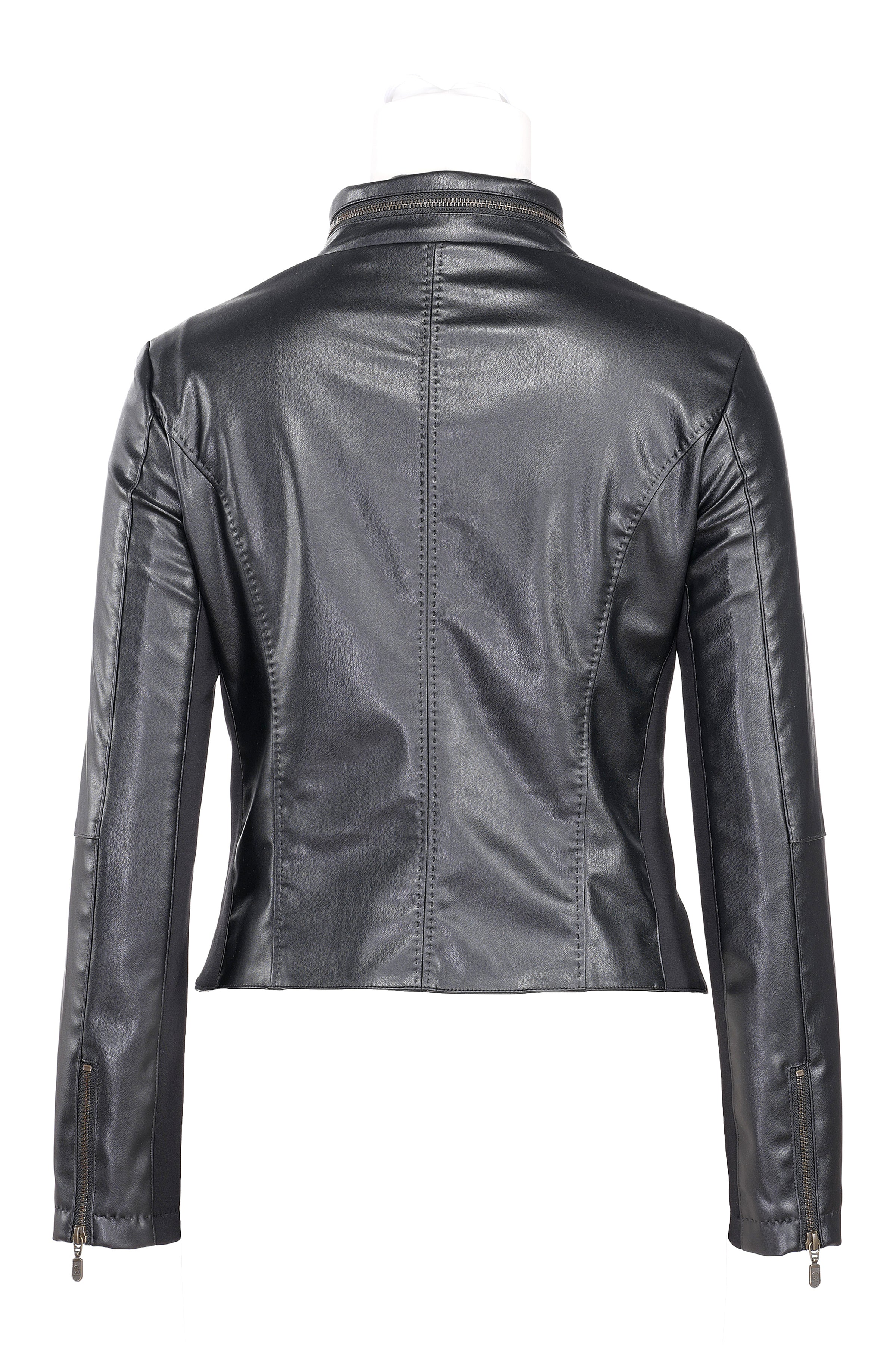 Recycled Vegan Leather Biker Jacket For Women - Lonsdale II – culthread