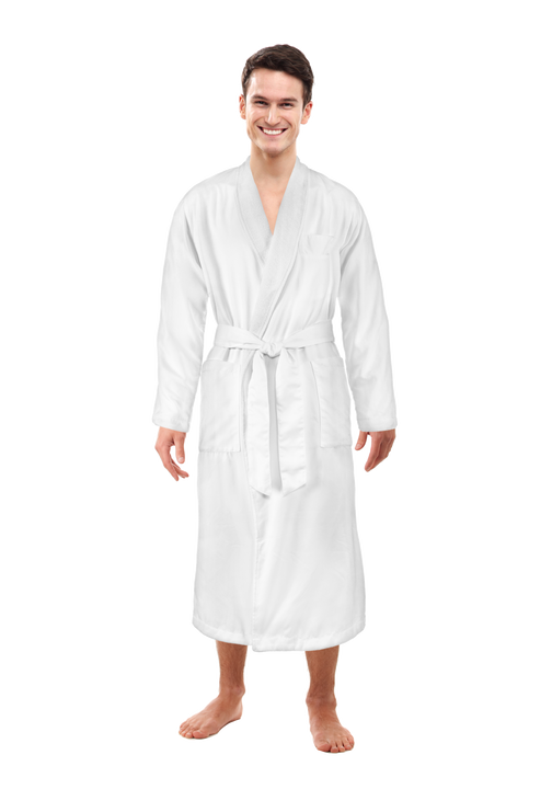 Luxurious Men Spa Bathrobe, Plush, Absorbent - MADE IN USA – ComfyDown