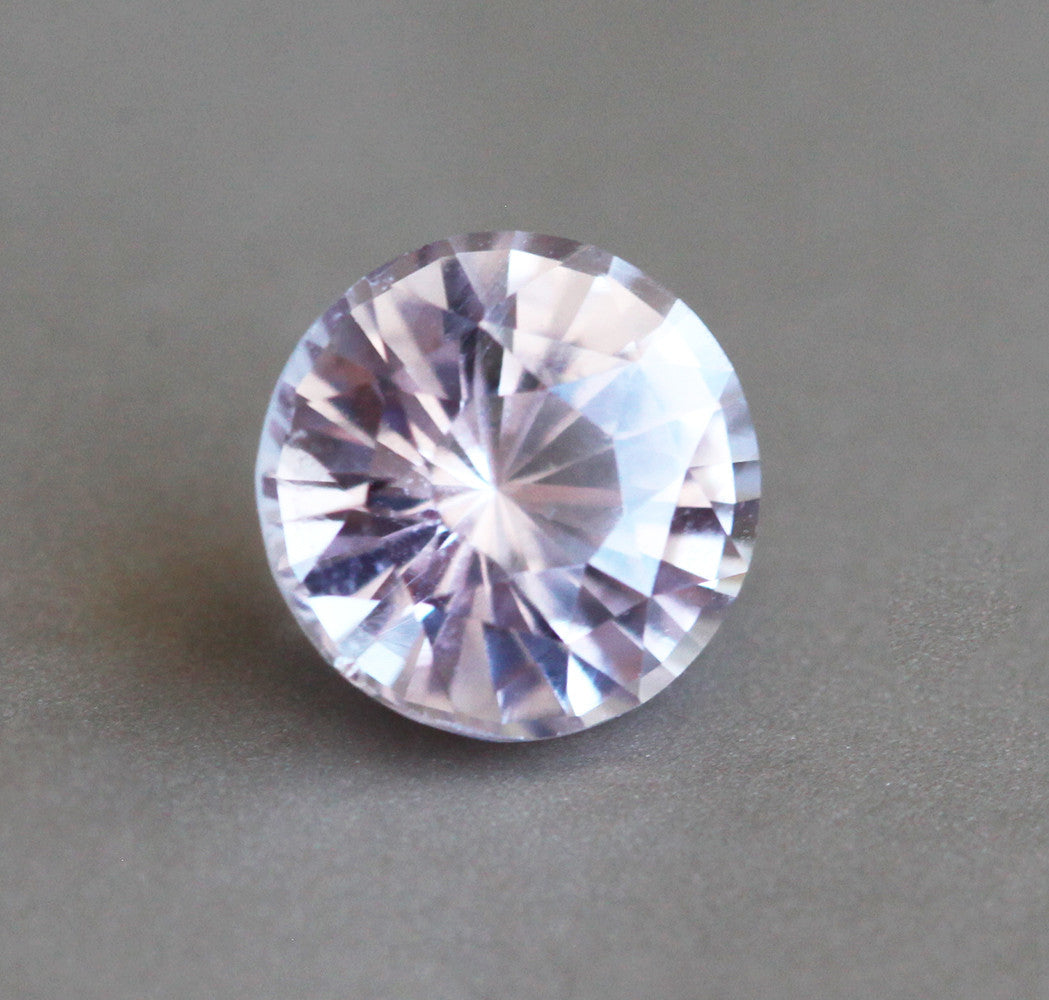 Loose 1.55 Ct Round Light Pink Sapphire - setting 16