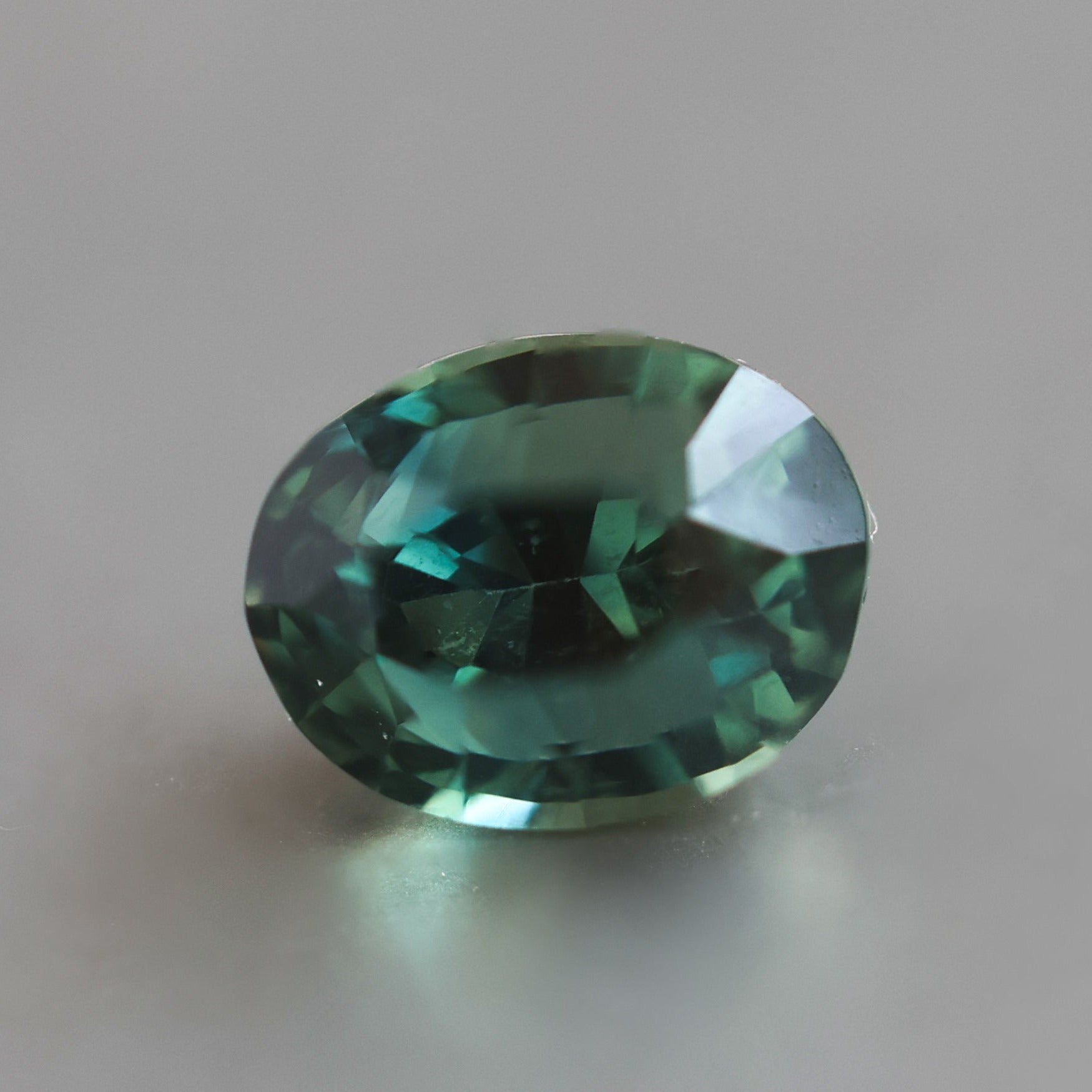 Loose 2 Ct Oval Teal Sapphire - setting 6