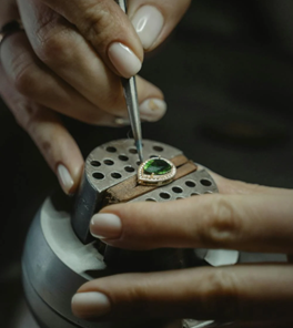 Emerald Ring in the making