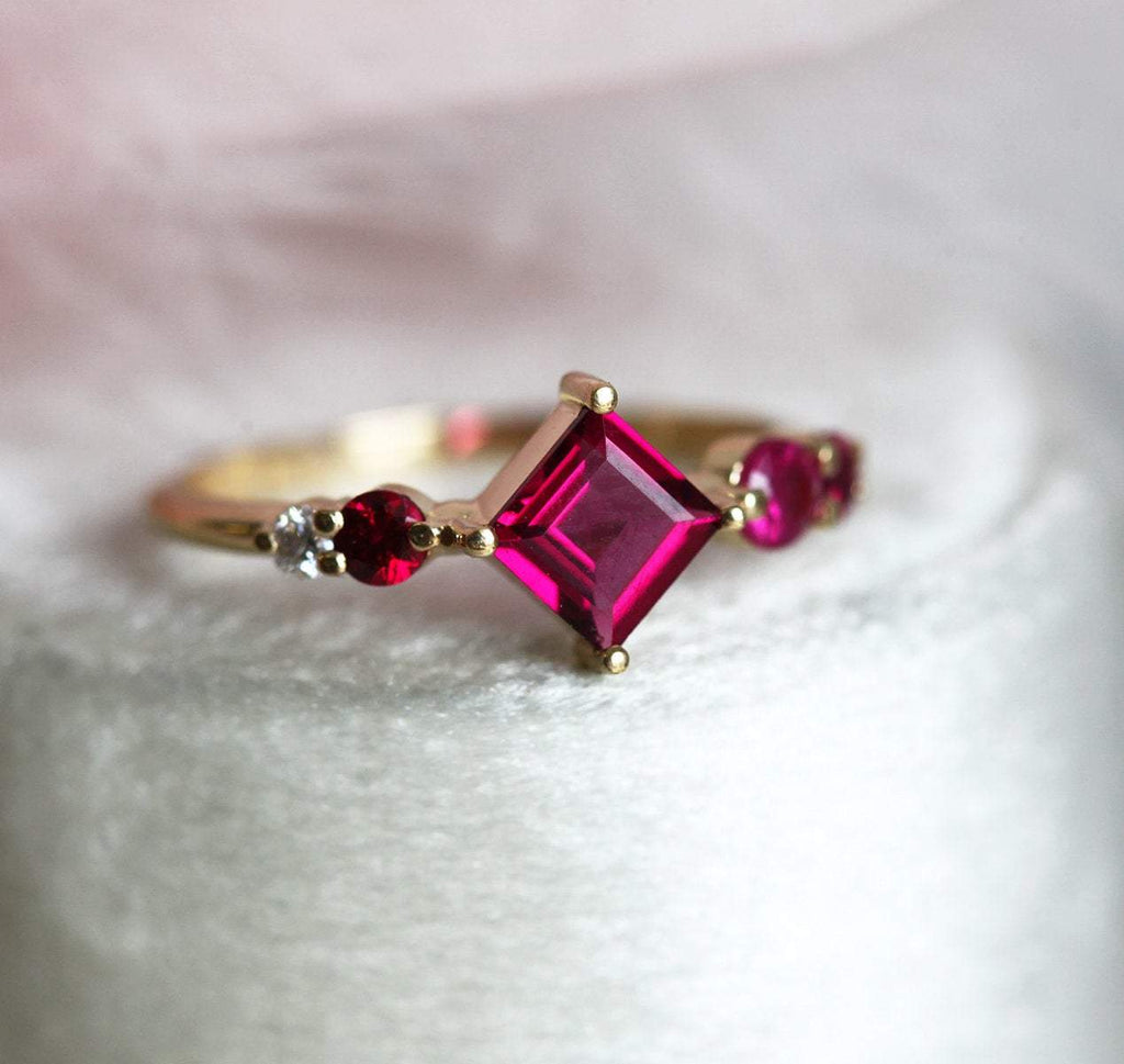 Gigi pink tourmaline ring