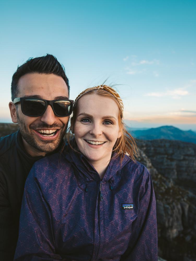 happy couple in england