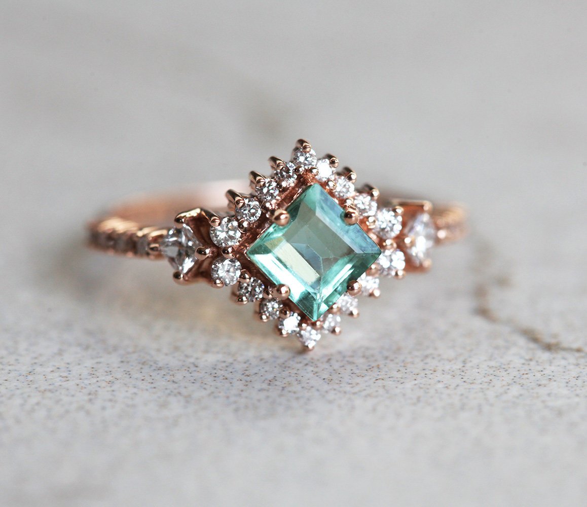 Nadia Paraiba Colored Tourmaline Ring