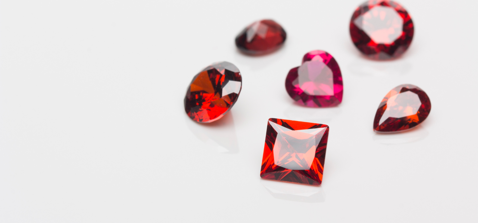Raw ruby gemstone in its natural form
