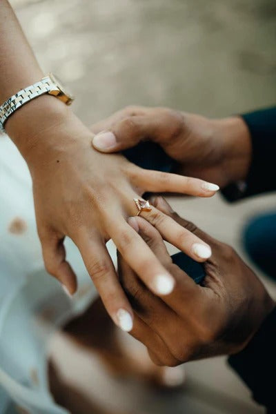 la bague de proposition