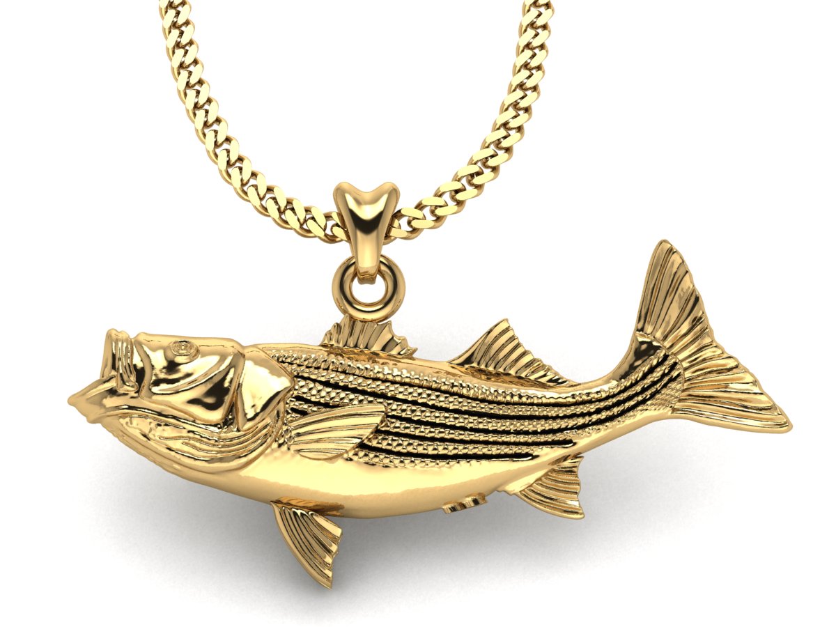 Nautical Jewelry Large Fishing Reel Pendant PENT11 - Churchwell's