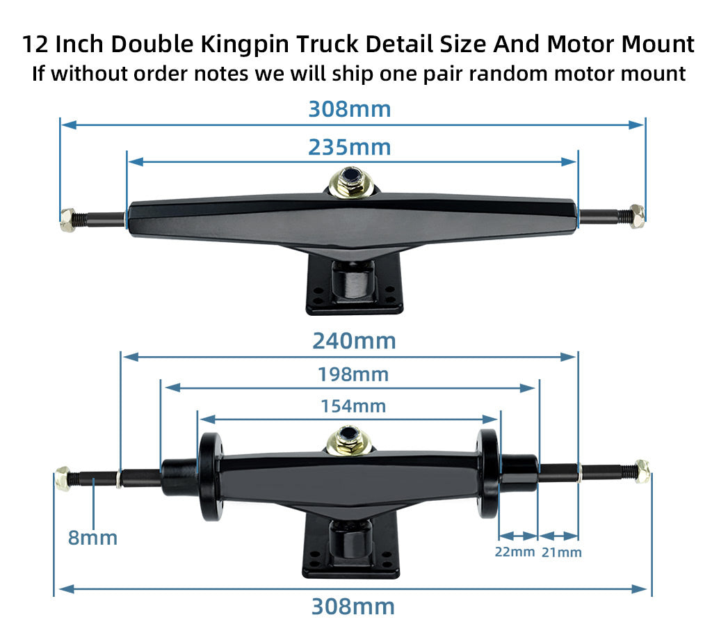 12inches double truck detail size