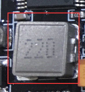 Molding power choke used in Mini FSESC4.20