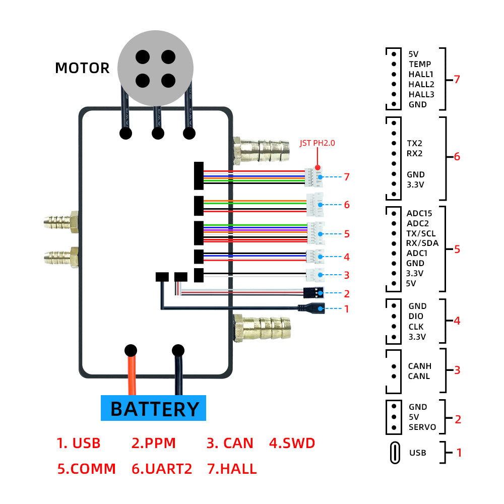 75100 With watercooling Wiring diagram