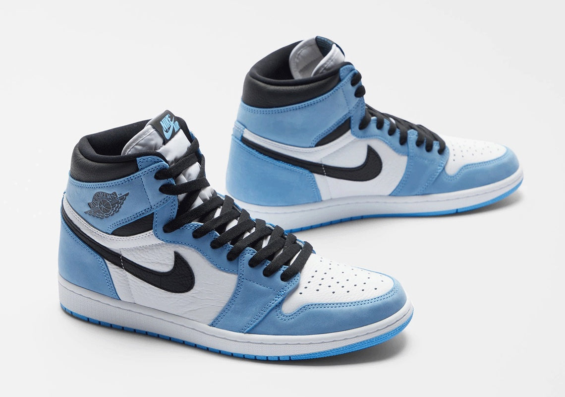 blue high top air force ones jordans