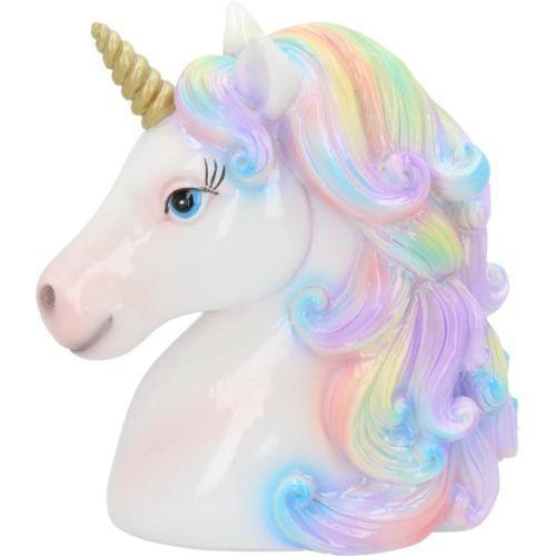 Magic Unicorn Moneybox 14cm Astra Blue Giftware - 