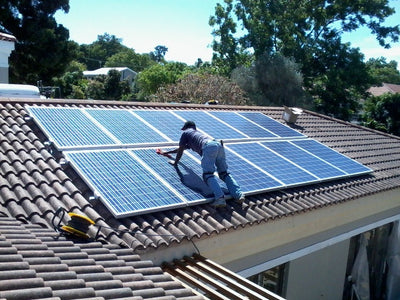 Diy solar panel installation with microinverters