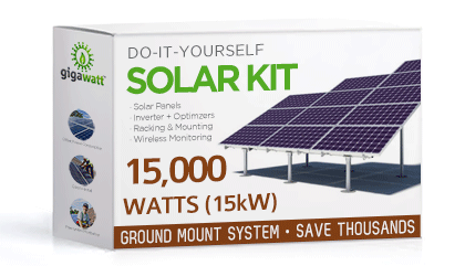 15kw 15000w Solar Panel Ground Mount Installation Kit