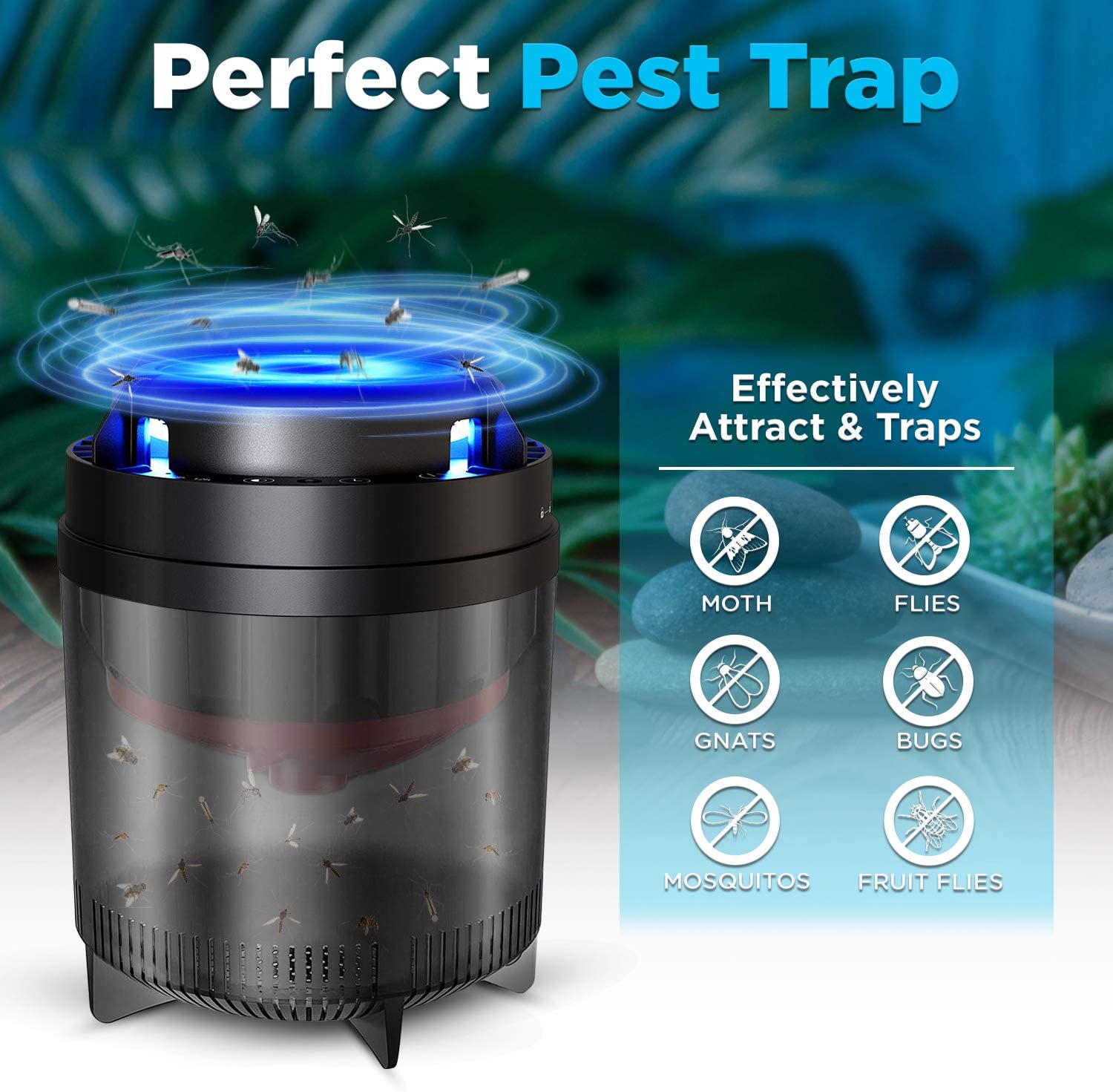 Electric Flying Insect Trap - Fruit Fly Trap - Medium