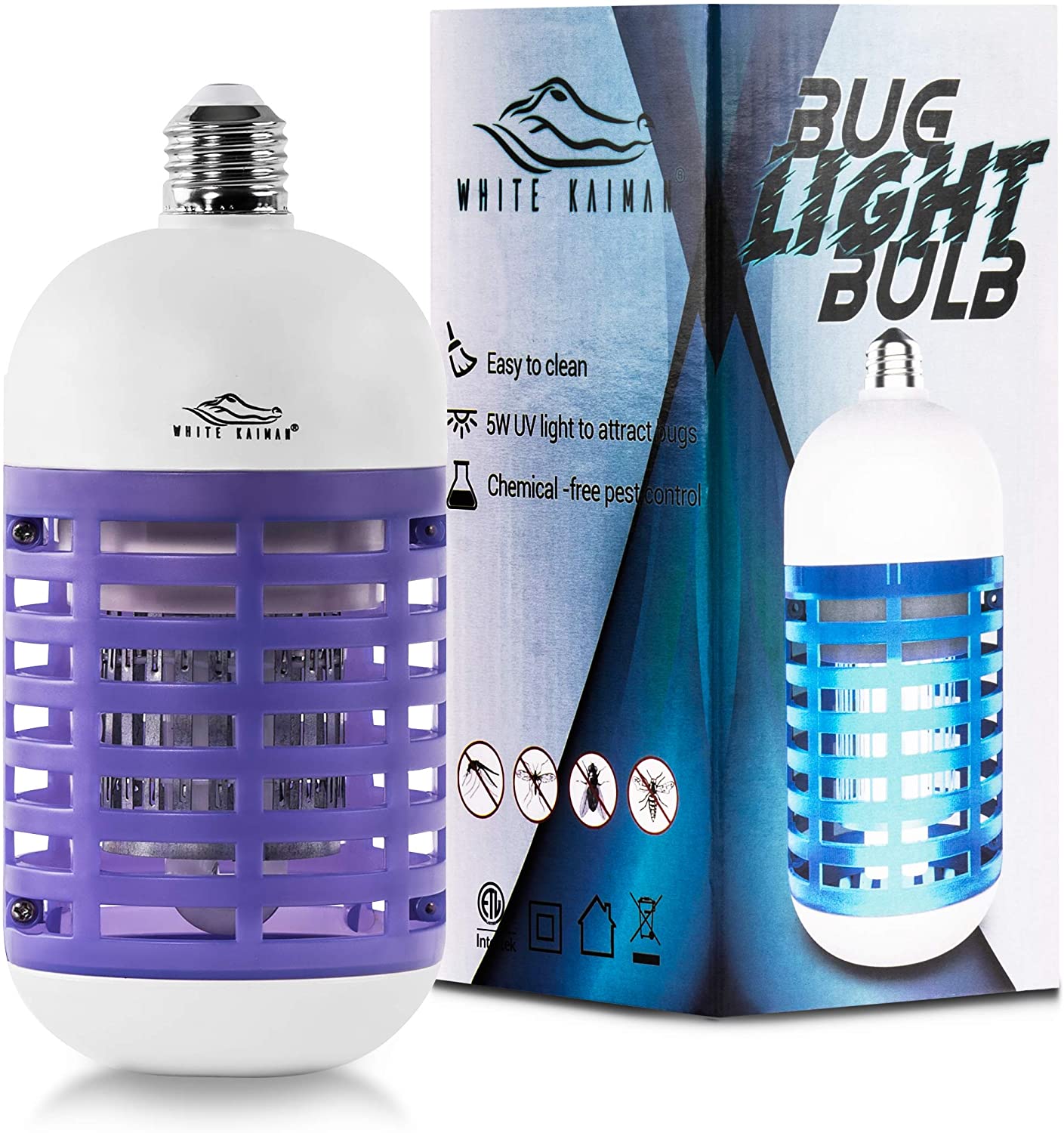 Cubilan Bug Zapper Electric Lantern Gnats & Mosquitoes Light Bulb