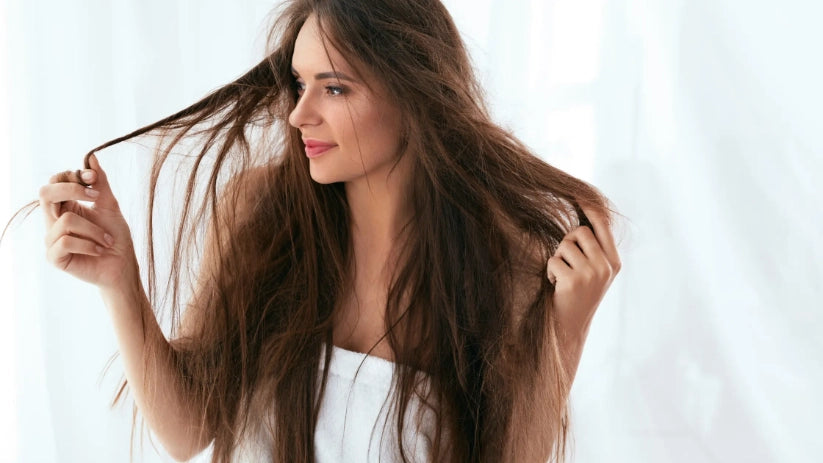 Treat dry hair