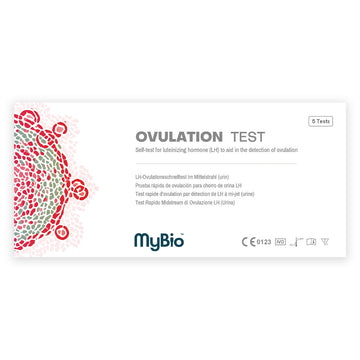 MyBio Self Test Ovulation test detects when ovulation/peak fertility is likely to occur in the next 24-36 hours.